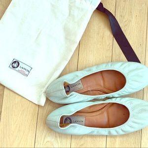 Lanvin leather ballet flats